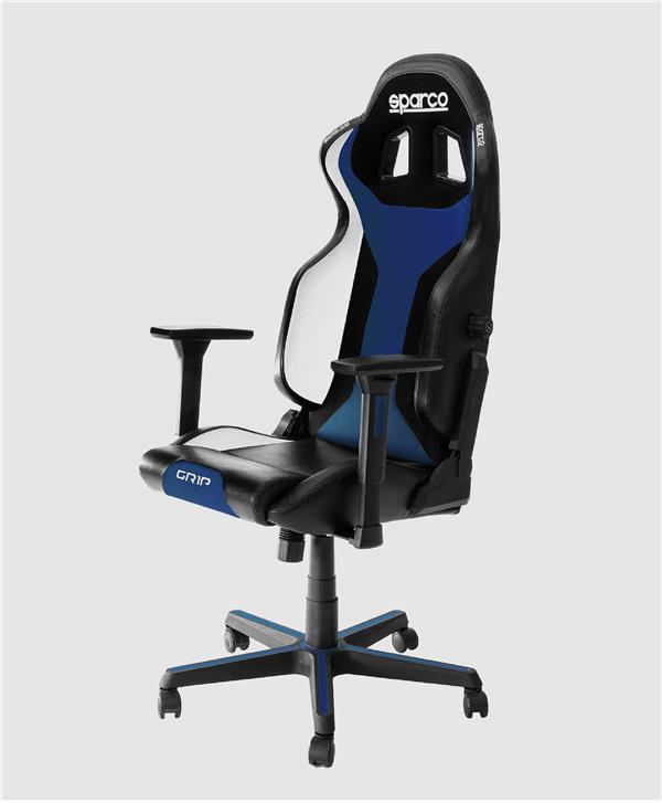 Gaming chair Sparco GRIP Black/BLUE SKY 2019