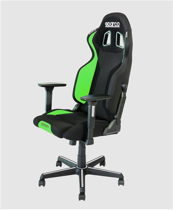 Gaming chair Sparco GRIP black/green 2019