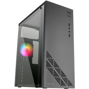 MARS GAMING MC100 ATX CASE, 1X FRGB FAN, WINDOW, FULL METAL, USB 3.0, BLACK (MC100)