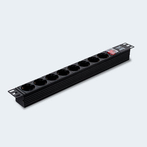 AITEN EXTENSION DATOS ELECTRICA 8 SCHUKOS RACK 19 1U (44062)