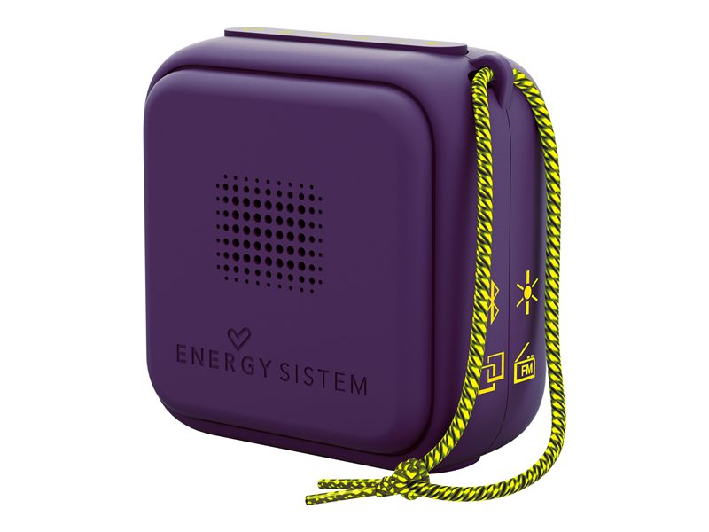 Energy Beat Box 2+ Lightcube - Loudspeaker - for portable use - wireless - Bluetooth - 5 Watt - amethyst