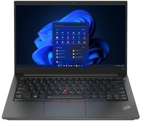 Lenovo ThinkPad E14 Gen 4 21E3 - Intel Core i5 1235U / 1.3GHz - Win 11 Pro - Iris Xe Graphics - 8 GB RAM - 256 GB SSD TCG Opal Encryption 2, NVMe - 14" IPS 1920 x 1080 (Full HD) - WiFi Fi 6 - black - kbd: Portuguese