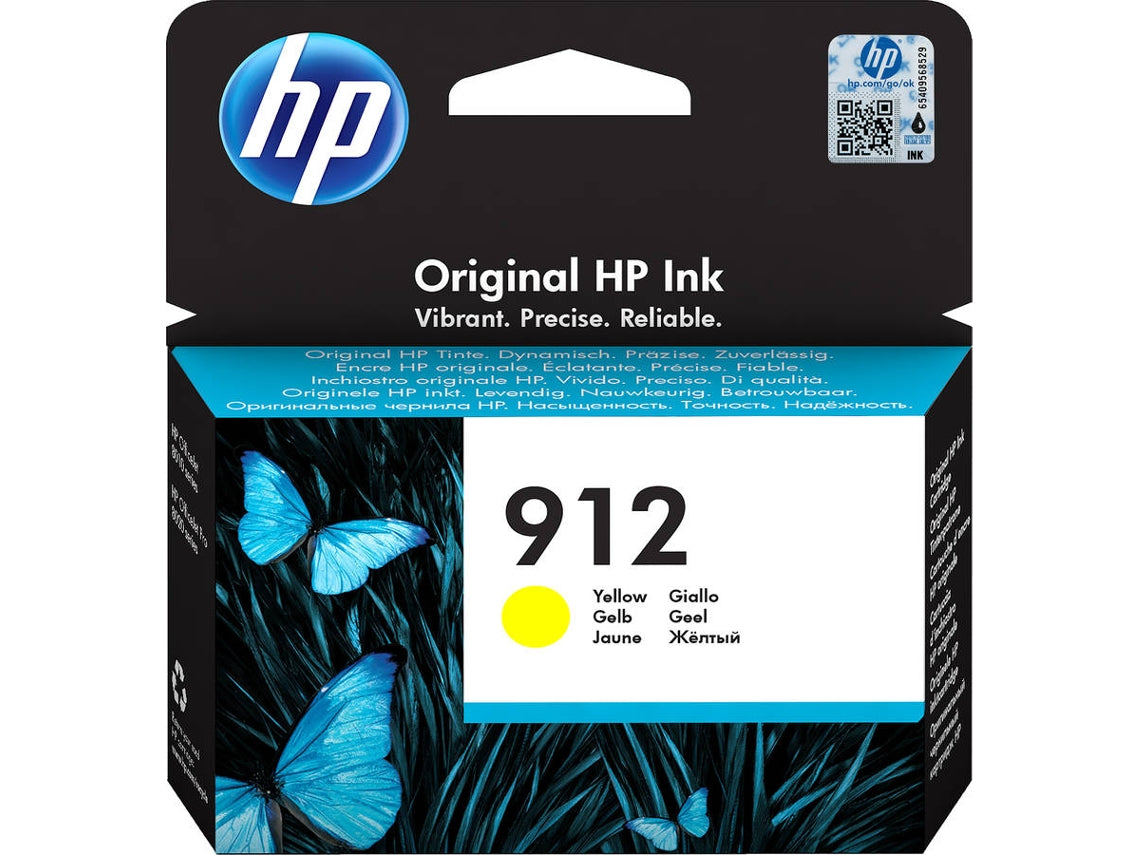 HP 912 - 2.93 ml - yellow - original - ink cartridge - for Officejet 80XX, Officejet Pro 80XX