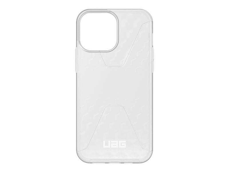 UAG Rugged Case para iPhone 13 Pro Max 5G - Civilian Frosted (transparente) - Cubierta trasera del teléfono - hielo esmerilado - 6.7" - para Apple iPhone 13 Pro Max