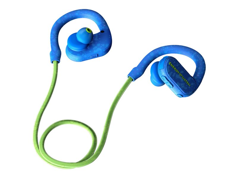 Energy Earphones BT Running 2 - Auscultadores intra-aurais com microfonoe - intra-auricular - montagem sobre a orelha - bluetooth - sem fios - verde neon