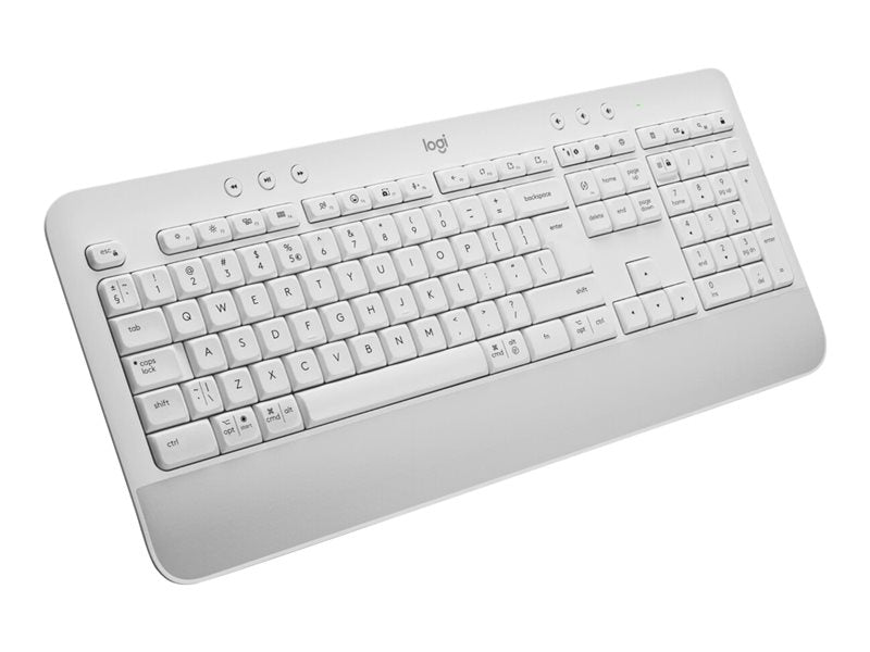 Logitech Signature K650 - Teclado - Inalámbrico - Bluetooth 5.1 - QWERTY - Ruso - blanquecino