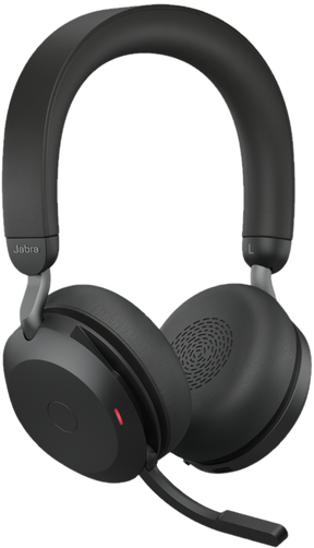 Jabra Evolve2 75 - Headphones - In Ear - Bluetooth - Wireless, Wired - Active Noise Cancellation - USB-C - Noise Isolation - Black - UC Optimized