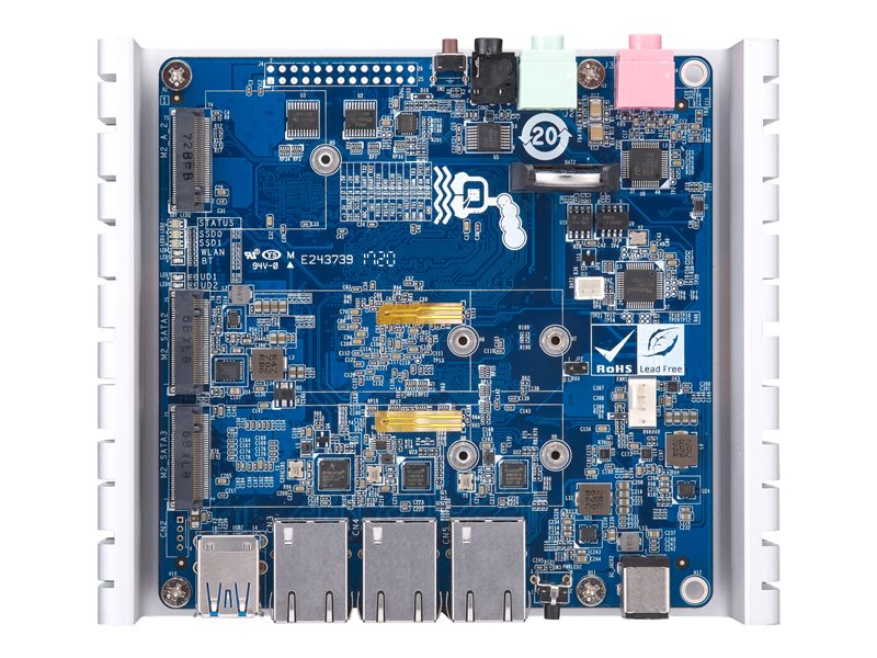 QNAP QBoat Sunny - Server - System Development Board with Heatsink Cradle - 1 way - 1 x Alpine AL-314 1.7GHz - RAM 2GB - Flash 512GB - GigE - QTS Lite 4.3.3 - Display: none