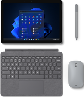 Microsoft Surface Go 3 - Tablet - Intel Core i3 10100Y / 1.3 GHz - Win 10 Pro - UHD Graphics 615 - 8 GB RAM - 128 GB SSD - 10.5" ecrã de toque 1920 x 1280 - NFC, Wi-Fi 6 - platina - comercial