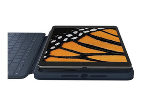 Logitech Rugged Combo 3 Touch for Education - Keyboard and folio folder - with trackpad - Apple Smart connector - QWERTY - UK - academic - for Apple 10.2-inch iPad (7th generation, 8th generation)