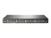 HPE Aruba 2930F 48G PoE+ 4SFP - Interruptor - L3 - Administrado - 48 x 10/100/1000 (PoE+) + 4 x Gigabit SFP (ligação ascendente) - montável em trilho - PoE+ (370 W) (JL262A#ABB)