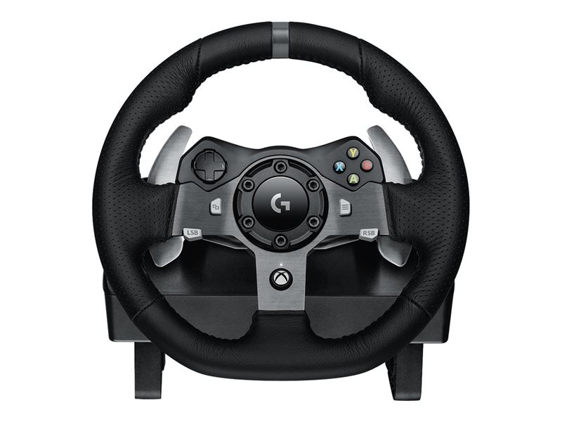 Logitech G920 Driving Force - Conjunto de volante e pedais - com cabo - para Microsoft Xbox One (941-000123)