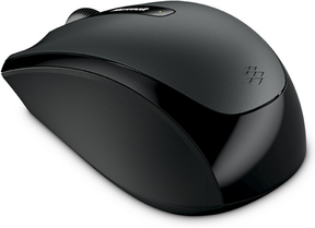 Microsoft Wireless Mobile Mouse 3500 - Ratón - para diestros y zurdos - óptico - 3 botones - inalámbrico - 2,4 GHz - receptor inalámbrico USB - gris lochness