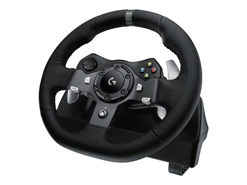 Logitech G920 Driving Force - Steering wheel and pedals set - with cable - for Microsoft Xbox One (941-000123)