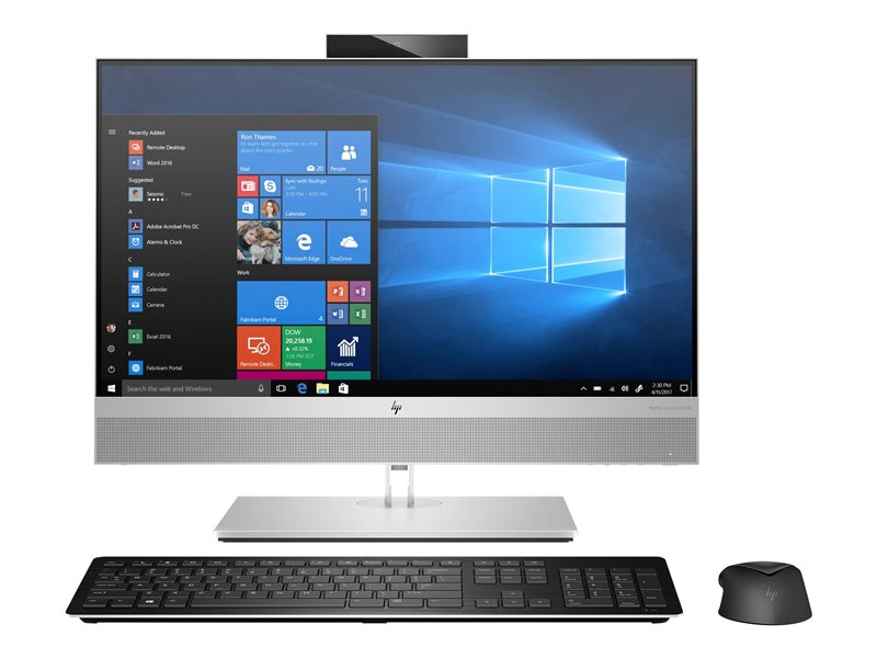 HP EliteOne 800 G6 - All-in-one - Core i5 10500 / 3.1 GHz - vPro - RAM 16 GB - SSD 512 GB - NVMe - UHD Graphics 630 - GigE - WLAN: 802.11a/b/g/n/ac/ax, Bluetooth 5.1 - Win 10 Pro 64-bit - monitor: LED 23.8" 1920 x 1080 (Full HD) - teclado: Português