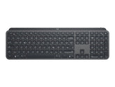 Logitech MX Keys - Keyboard - Backlight - Bluetooth, 2.4GHz - QWERTY - US International Standard - graphite (920-009415)