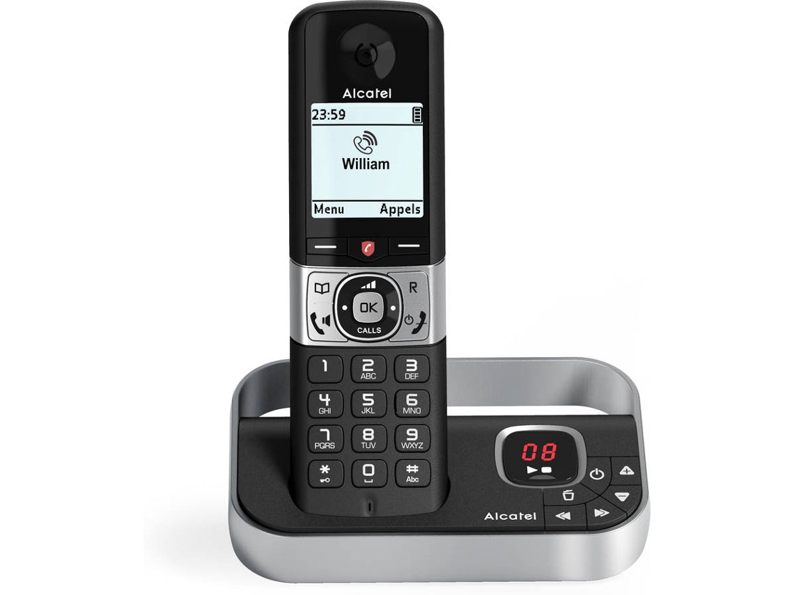 DECT F890 VOICE FR NEGRO SCALBLOQUE