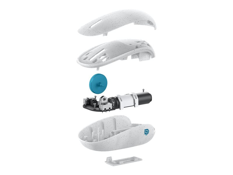 Microsoft Ocean Plastic Mouse - Ratón - óptico - 3 botones - inalámbrico - Bluetooth 5.0 LE - carcasa - minorista - caja (I38-00003)