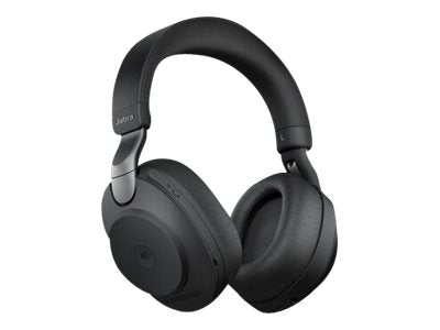 Jabra Evolve2 85 MS Estéreo - Auriculares - Tamaño completo - Bluetooth - Inalámbricos, Con cable - Cancelación activa de ruido - Conector de 3,5 mm - Aislamiento de ruido - Negro - Certificado para equipos