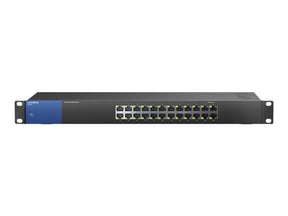 Linksys Business LGS124 - Conmutador - sin gestión - 24 x 10/100/1000 - montaje en riel - CA 100/230 V (LGS124-EU)