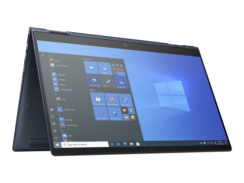 HP Elite Dragonfly G2 Notebook - Inverted Design - Intel Core i7 1165G7 / 2.8 GHz - Win 10 Pro 64-bit - Iris Xe Graphics - 16 GB RAM - 512 GB SSD NVMe, TLC - 13.3" IPS Touch Screen 1920 x 1080 (Full HD) - Wi-Fi 6 - galaxy blue - kbd: English