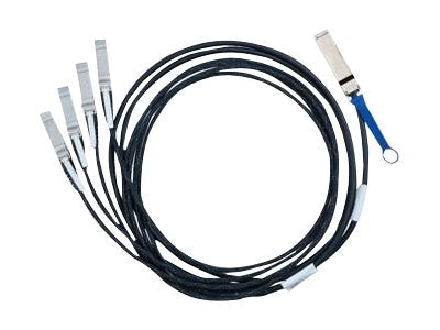 Mellanox Hybrid Passive Copper - Cabo InfiniBand - SFP+ (M) para QSFP (M) - 5 m (980-9I64V-00B005)