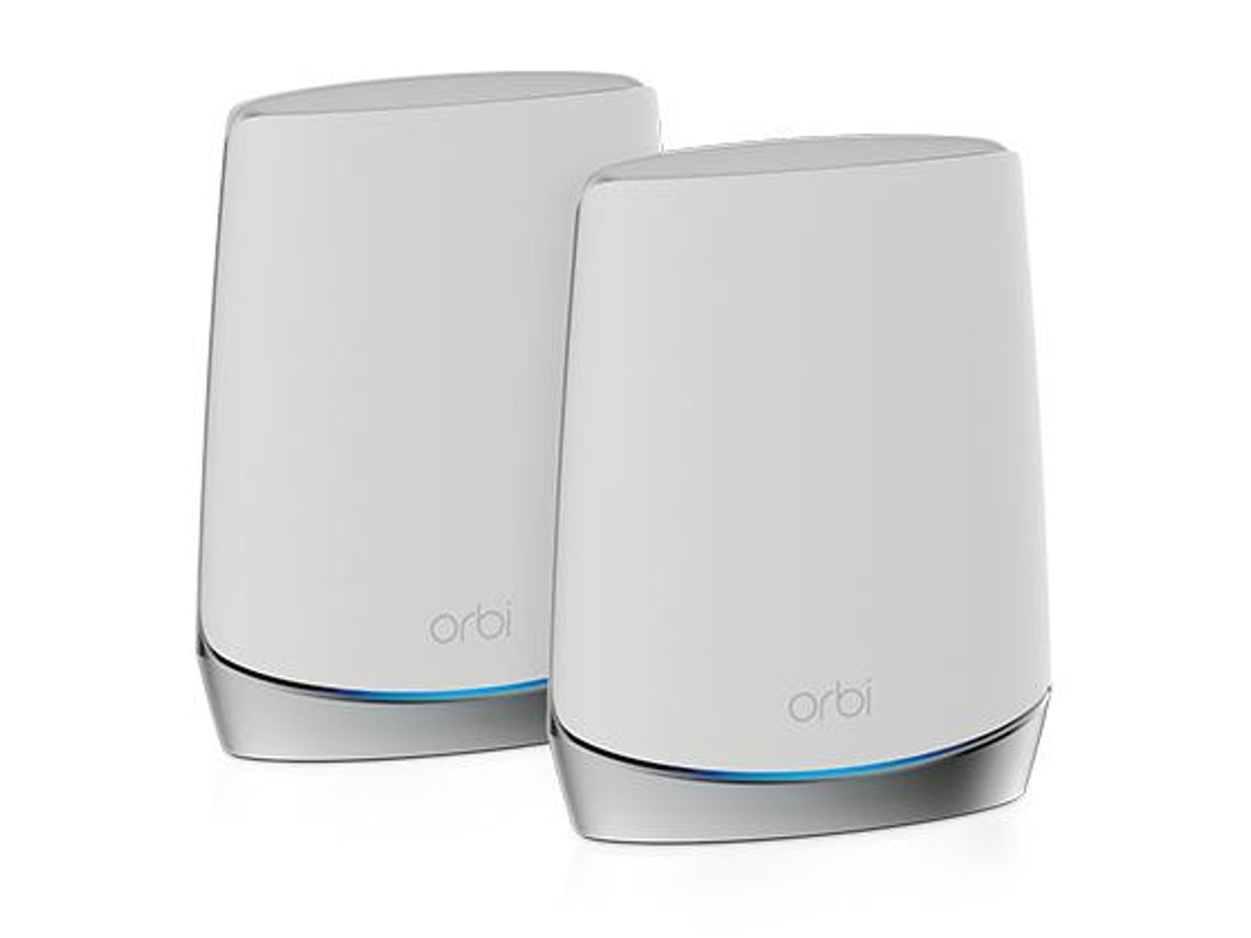 NETGEAR Orbi RBK752 - Sistema Wi-Fi (enrutador, extensor) - hasta 3750 pies cuadrados - redes - GigE - 802.11a/b/g/n/ac/ax - Tribanda