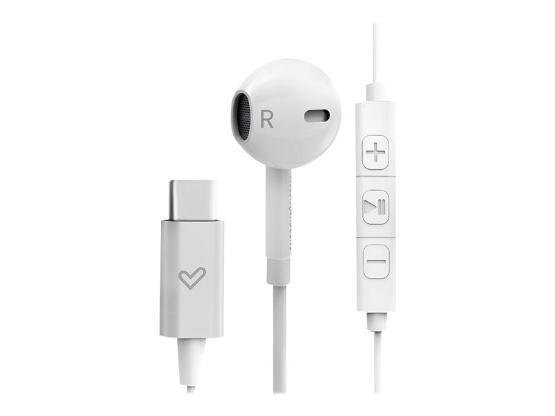 Energy Smart 2 Tipo C - Auriculares internos con micrófono - ear bud - con cable - USB-C - blanco