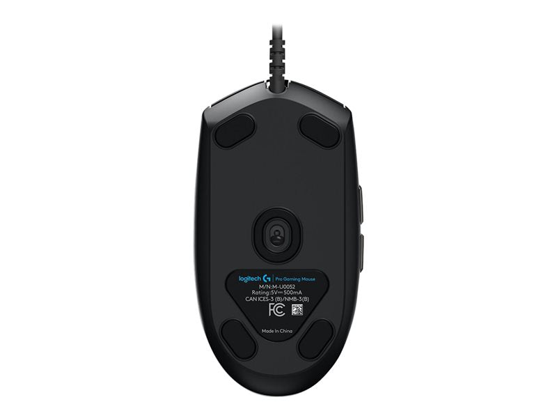 Logitech G Pro (Hero) - Mouse - optical - 6 buttons - with cable - USB