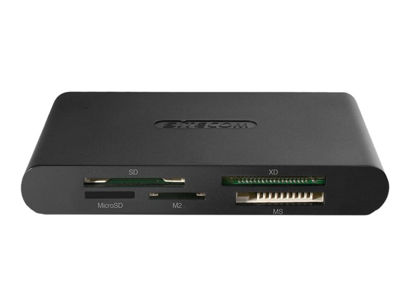 Sitecom MD-060 - Leitor de cartão (MS, SD, xD, CF, microSD) - USB 2.0