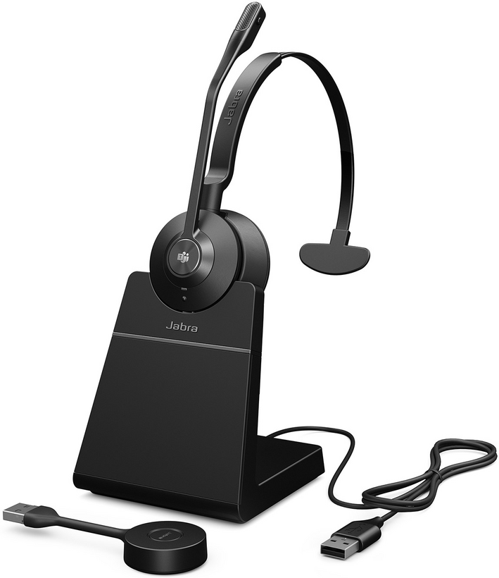 Jabra Engage 55 Mono - Headphones - On Ear - DECT - Wireless - Certified for Microsoft Teams