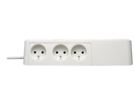 APC SurgeArrest Essential - Surge Protector - AC 230 V - 2300 Watt - output connectors: 6 - Belgium, France - white (PM6U-FR)