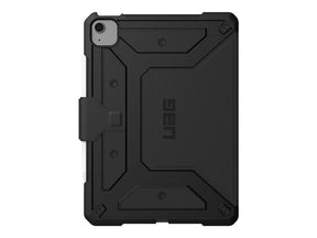 UAG Rugged Case for Apple iPad Air 10.9-inch (2022) - Metropolis SE Black - Capa flip cover para tablet - preto - 10.9" - para Apple 10.9-inch iPad Air (4th generation, 5th generation), 11-inch iPad Pro (1st generation, 2nd generation, 3rd generation