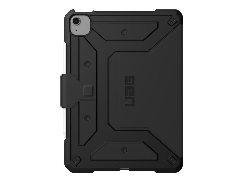 UAG Rugged Case for Apple iPad Air 10.9-inch (2022) - Metropolis SE Black - Capa flip cover para tablet - preto - 10.9" - para Apple 10.9-inch iPad Air (4th generation, 5th generation), 11-inch iPad Pro (1st generation, 2nd generation, 3rd generation