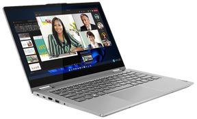 Lenovo ThinkBook 14s Yoga G2 IAP 21DM - Design invertido - Intel Core i7 1255U / 1.7 GHz - Win 11 Pro - Iris Xe Graphics - 16 GB RAM - 512 GB SSD NVMe - 14" IPS ecrã de toque 1920 x 1080 (Full HD) - Wi-Fi 6 - cinzento mineral de duplo tom - kbd: Port