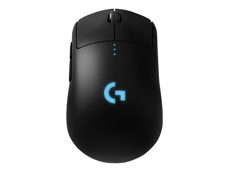 Logitech G Pro - Ratón - para diestros y zurdos - óptico - 8 botones - inalámbrico - LIGHTSPEED - Receptor Logitech LIGHTSPEED - cubierta (910-005975)