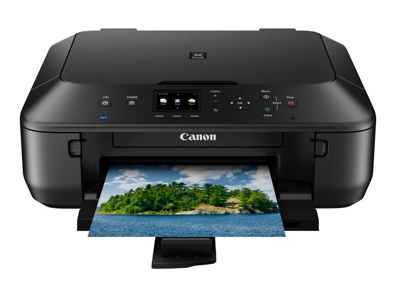 Canon PIXMA MG5550 - Multifunction Printer - Color - Inkjet - 216 x 297 mm (original) - A4/Legal (media) - up to 12.2 ipm (print) - 100 sheets - USB 2.0, Wi-Fi(n) - black (8580B006AA?CF)