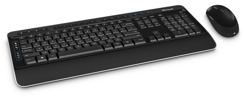 Microsoft Wireless Desktop 3050 - Combinación de teclado y ratón - Inalámbrico (teclado) / Inalámbrico (ratón) - 2,4 GHz - Inglés