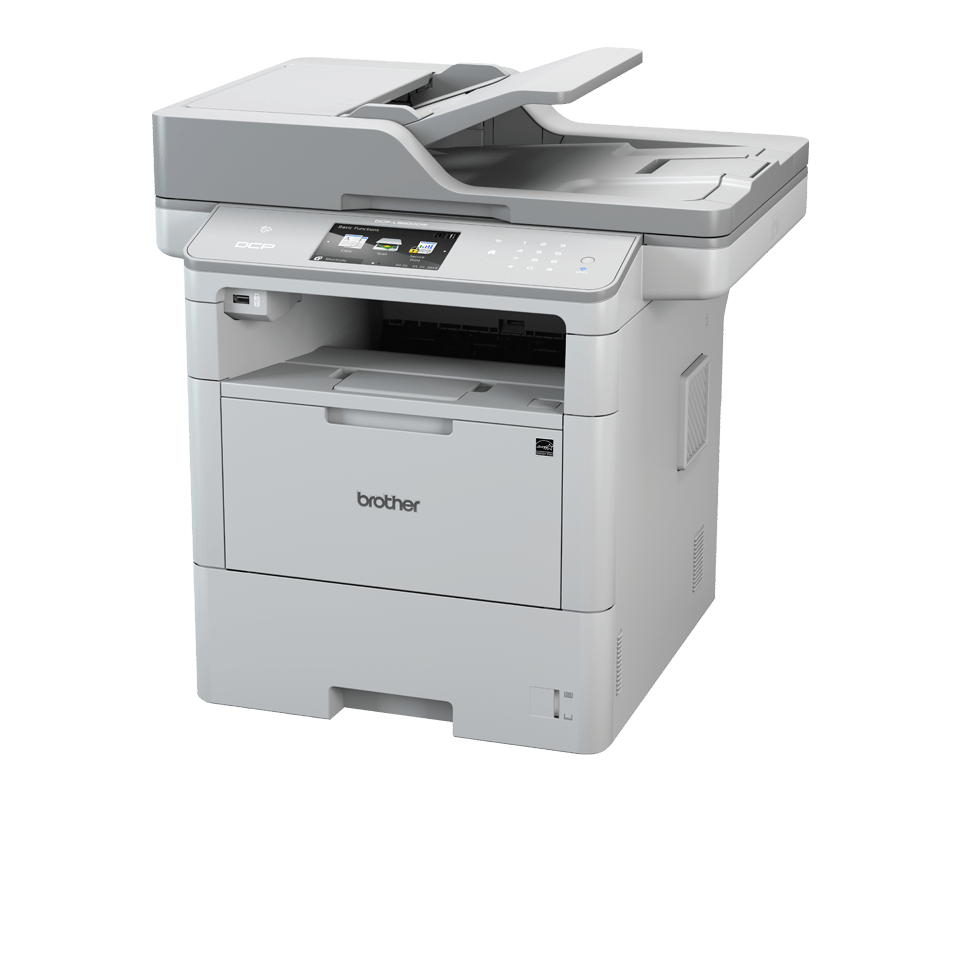 Brother DCP-L6600DW - Multifunction Printer - B/W - laser - Legal (216 x 356 mm) (original) - A4/Legal (media) - up to 46 ppm (print) - 570 sheets - USB 2.0, Gigabit LAN, Wi-Fi(n), USB host, NFC