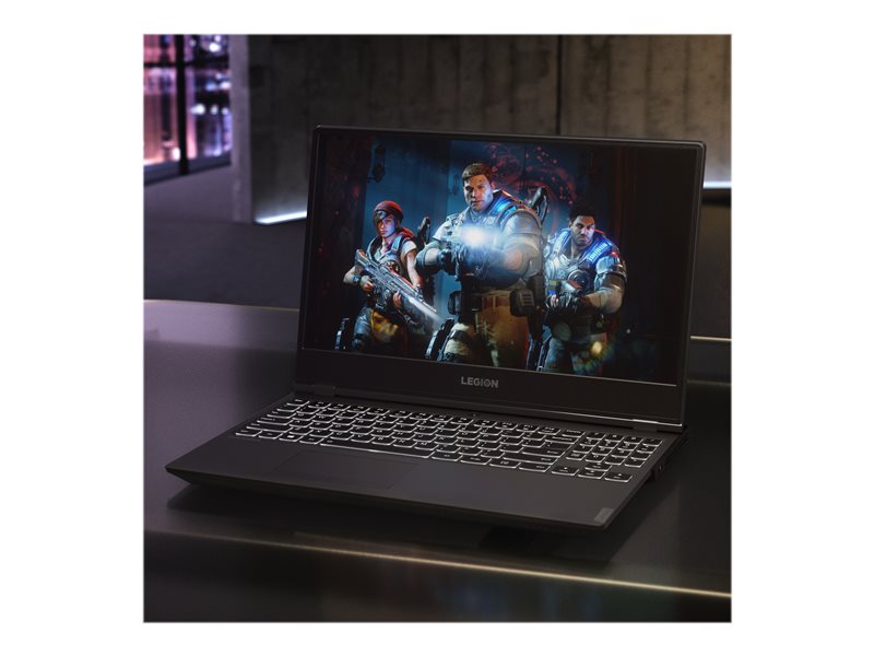 Lenovo Legion Y540-15IRH 81SX - Intel Core i7 9750H / 2.6 GHz - Win 10 Home 64-bit - GF GTX 1660 Ti - 16 GB RAM - 512 GB SSD NVMe - 15.6" IPS 1920 x 1080 (Full HD) @ 144 Hz - Wi-Fi 5 - Glossy Black - kbd: English