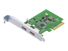 QNAP QXP-10G2U3A - Adaptador USB - PCIe 2.0 x2 baixo perfil - USB 3.2 Gen 2 x 2 - para QNAP TS-1232, 1253, 1277, 253, 453, 473, 677, 853, 877, 977, TVS-2472, 473, 673, 872, 873 (QXP-10G2U3A)