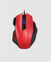 DECUS RESPEC Gaming Mouse black-red