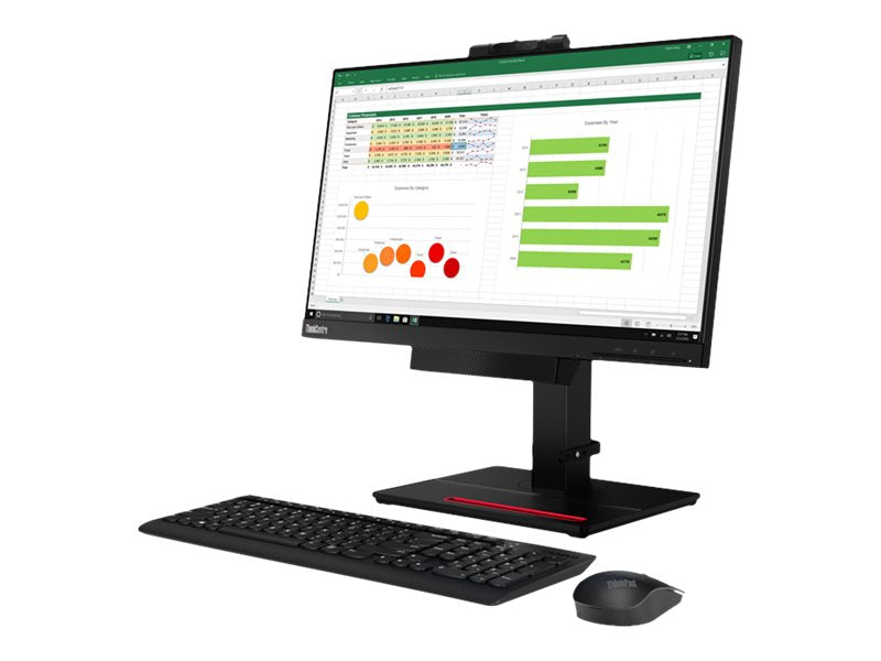 Lenovo ThinkCentre Tiny-in-One 22 Gen 4 - Pantalla LED - 21,5" - 1920 x 1080 Full HD (1080p) - 250 cd/m² - 1000:1 - 4ms - DisplayPort - altavoces - negro