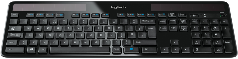 Logitech Wireless Solar K750 - Keyboard - Wireless - 2.4GHz - German