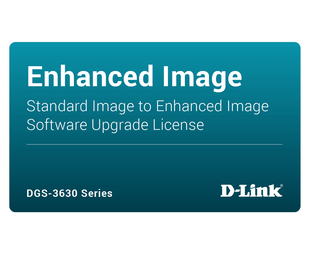 D-Link Enhanced Image - Licença de actualização - actualização a partir de Standard - para DGS 3630-52TC