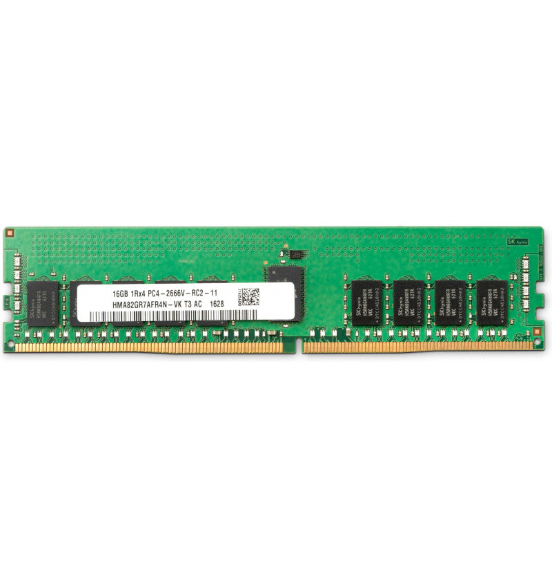 HP - DDR4 - módulo - 16 GB - DIMM de 288 pines - 2666 MHz / PC4-21300 - 1,2 V - sin búfer - sin ECC - para estación de trabajo Z2 G4 (no ECC), Z4 G4 (no ECC)