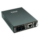 D-Link DMC 515SC - Fiber Media Converter - 100Mb LAN - 10Base-T, 100Base-FX, 100Base-TX - RJ-45 / SC single mode - up to 15 km - for DMC 1000