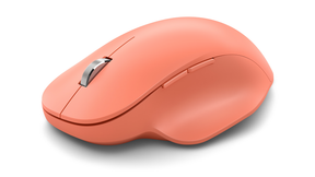 Microsoft Bluetooth Ergonomic Mouse - Mouse - ergonomic - optical - 5 buttons - wireless - Bluetooth 5.0 LE - peach