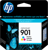 HP 901 - 9 ml - color (cian, magenta, amarillo) - original - cartucho de tinta - para Officejet 4500, 4500 G510, J4524, J4535, J4540, J4550, J4585, J4624, J4640, J4660, J4680