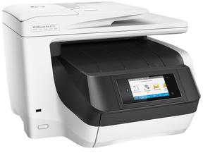 HP Officejet Pro 8730 All-in-One - Multifunction Printer - Color - Inkjet - Legal (216 x 356 mm) (original) - A4/Legal (media) - up to 22 ppm (copy) - up to 24 ppm (print) - 250 sheets - USB 2.0, LAN, Wi-Fi(n), USB host, NFC - Eligible